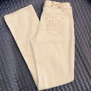 White denim jeans, Cartise, Size 4